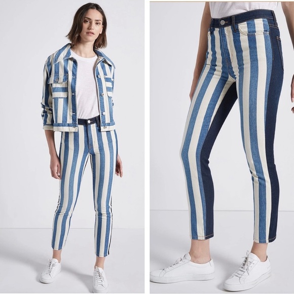 Current/Elliott Denim - Current /Elliott High Waist Stiletto Crop